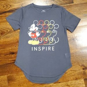 Womens Disney Mickey Mouse short sleeve graphic tshirt size S